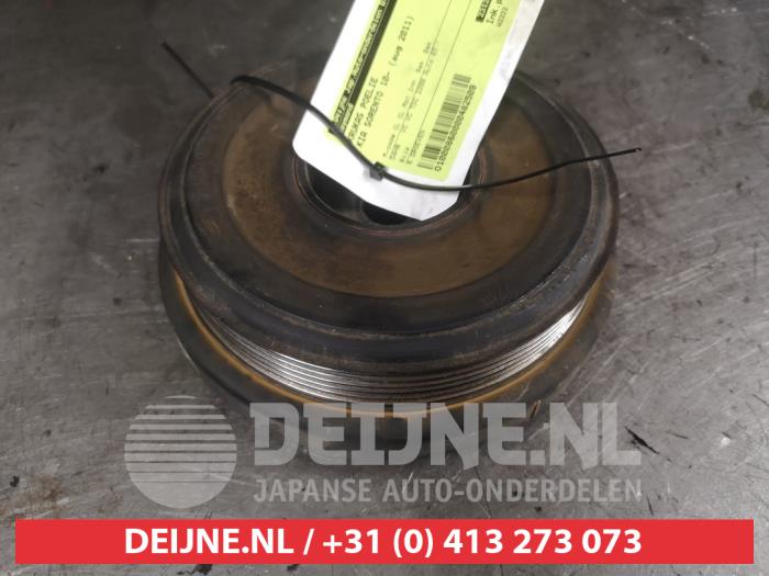 Crankshaft pulley Kia Sorento II 2.2 CRDi 16V VGT 4x2 231242F010 D4HB
