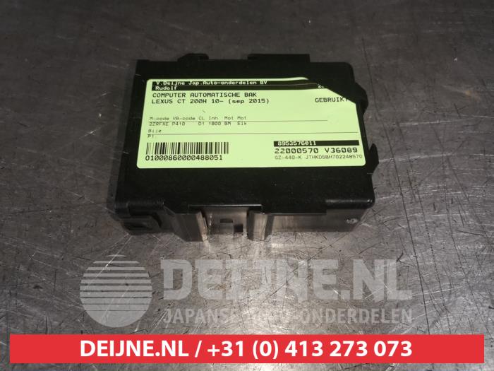 Used Automatic gearbox computer Lexus CT 200h 1.8 16V Price € 75,00 Margin scheme offered by V.Deijne Jap.Auto-onderdelen BV