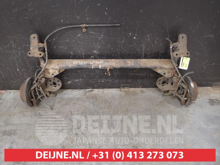 Gebrauchte Hinterachse Vorderradantrieb Hyundai Getz 1.5 CRDi VGT 16V Preis € 100,00 Margenregelung angeboten von V.Deijne Jap.Auto-onderdelen BV