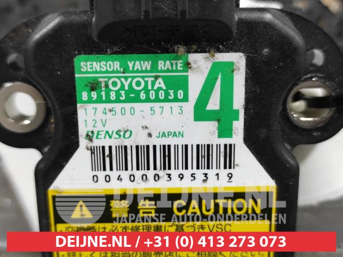 Capteur régulation stabilisation d'un Toyota Land Cruiser V8 (J20) 4.5 D-4D 32V 2008