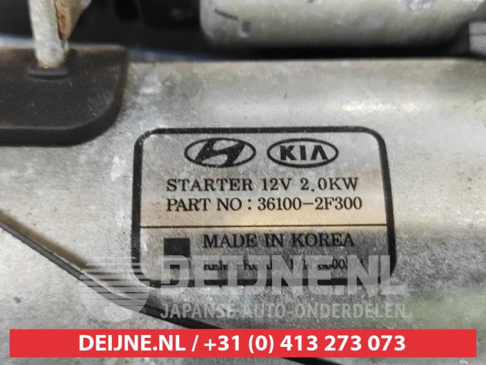 Starter from a Hyundai Tucson (TL)  2017