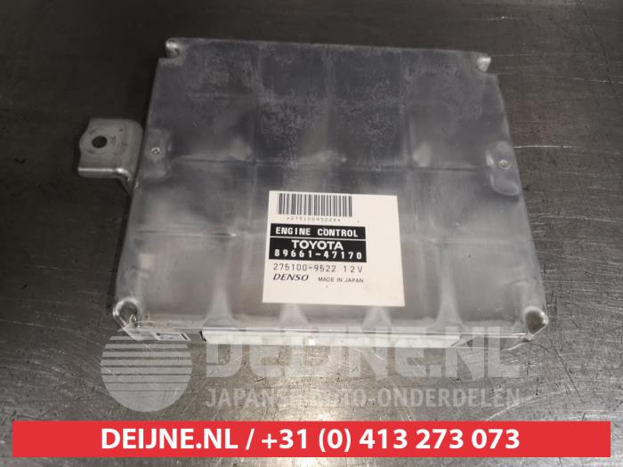 Used Engine management computer Toyota Prius (NHW20) 1.5 16V Price € 100,00 Margin scheme offered by V.Deijne Jap.Auto-onderdelen BV