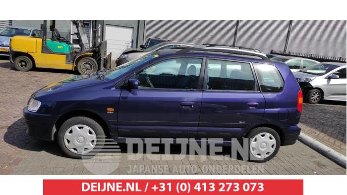 Extra window 4-door, left from a Mitsubishi Space Star (DG) 1.8 16V GDI 1999