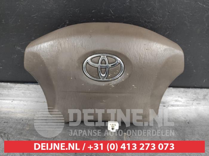 Left airbag (steering wheel) from a Toyota Land Cruiser 100 (J10) 4.2 TDI 100 24V 2002