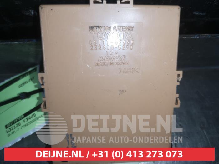 Używane Modul gateway Toyota Prius (NHW20) 1.5 16V Cena € 50,00 Procedura marży oferowane przez V.Deijne Jap.Auto-onderdelen BV