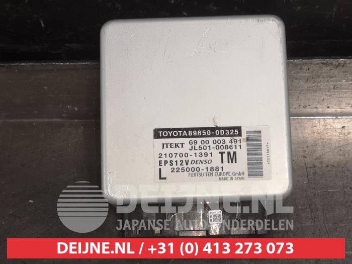 Used Power steering computer Toyota Yaris III (P13) 1.33 16V Dual VVT-I Price € 75,00 Margin scheme offered by V.Deijne Jap.Auto-onderdelen BV