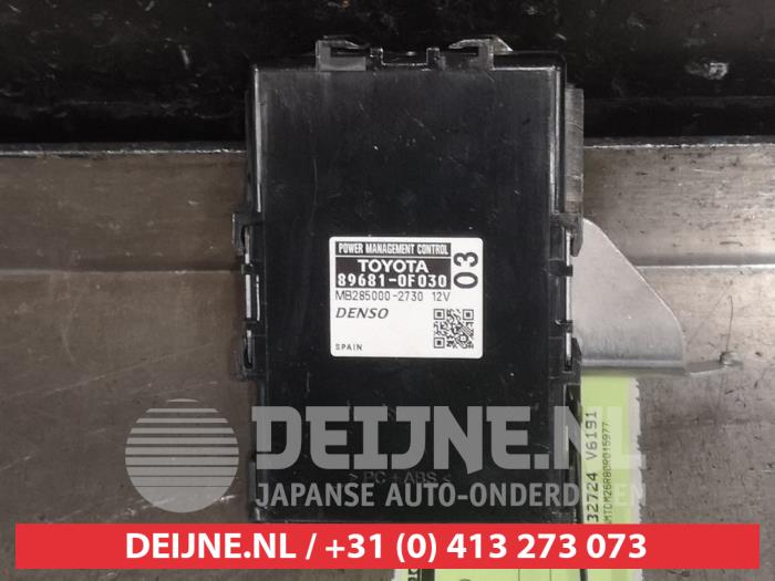 Used Body control computer Toyota Verso 1.6 D-4D 16V Price € 100,00 Margin scheme offered by V.Deijne Jap.Auto-onderdelen BV