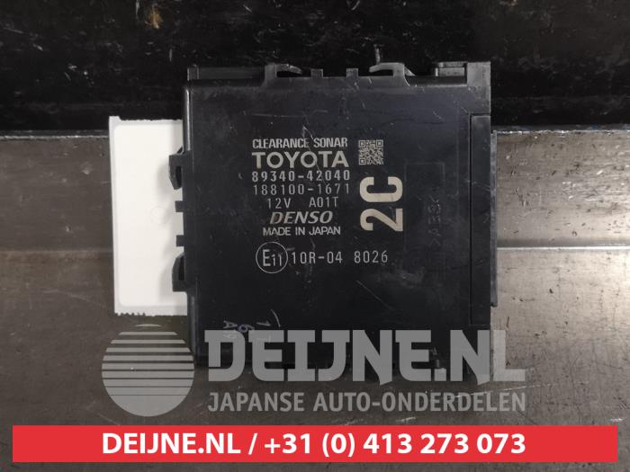 Usados Módulo PDC Toyota RAV4 (A4) 2.0 16V VVT-i 4x4 Precio € 50,00 Norma de margen ofrecido por V.Deijne Jap.Auto-onderdelen BV