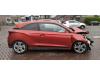 Window 2-door, rear right from a Hyundai i20 Coupe, 2015 1.2i 16V, Hatchback, 2-dr, Petrol, 1.248cc, 62kW (84pk), FWD, G4LA, 2015-05 2015