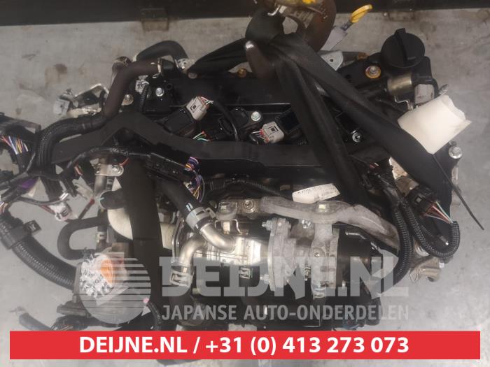 Engine from a Toyota Yaris III (P13) 1.5 16V Dual VVT-iE 2018