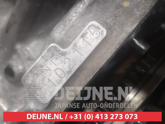 Engine from a Toyota Yaris III (P13) 1.5 16V Dual VVT-iE 2018