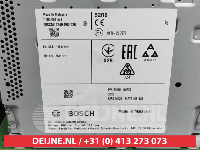 Radio Suzuki Vitara 1.4 S Turbo 16V AllGrip - 3992054P70 BOSCH