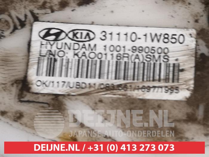 Bomba eléctrica de combustible de un Kia Rio III (UB) 1.1 CRDi VGT 12V 2015