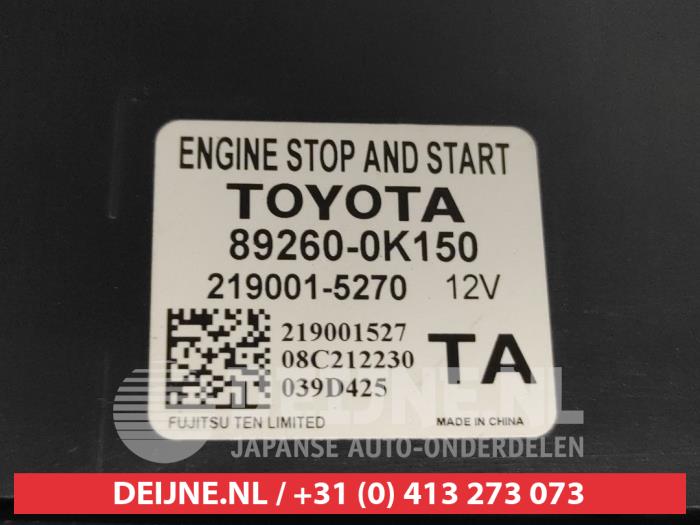 Ordenador Start-Stop de un Toyota Hilux VI 2.4 D4D-F 16V 4x4 2021