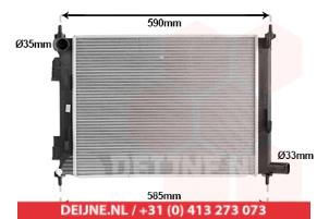 Neuf Radiateur d'eau Kia Stonic Prix € 148,75 Prix TTC proposé par V.Deijne Jap.Auto-onderdelen BV