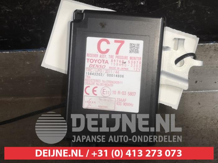 Begagnade Däcktrycksmodul Lexus IS (E3) 300h 2.5 16V Pris € 20,00 Marginaltabell erbjuds av V.Deijne Jap.Auto-onderdelen BV