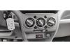 Heater control panel from a Nissan Pixo (D31S), 2009 1.0 12V, Hatchback, Petrol, 996cc, 50kW (68pk), FWD, K10B, 2009-03, HFD31S 2009