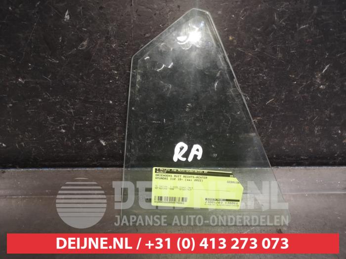 Usados Ventanilla triangular derecha detrás Hyundai i10 1.0 12V Precio € 50,00 Norma de margen ofrecido por V.Deijne Jap.Auto-onderdelen BV