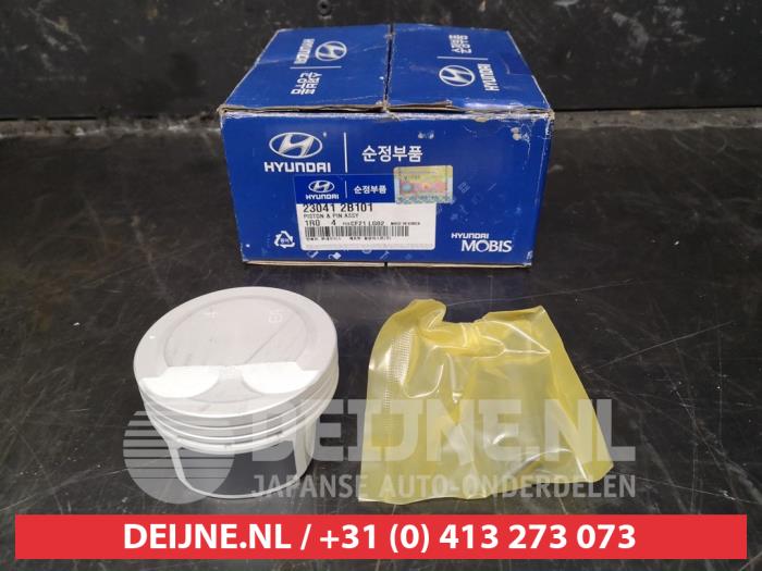 Nuevos Pistón Hyundai i30 (FD) 1.4 CVVT 16V Precio € 60,50 IVA incluido ofrecido por V.Deijne Jap.Auto-onderdelen BV