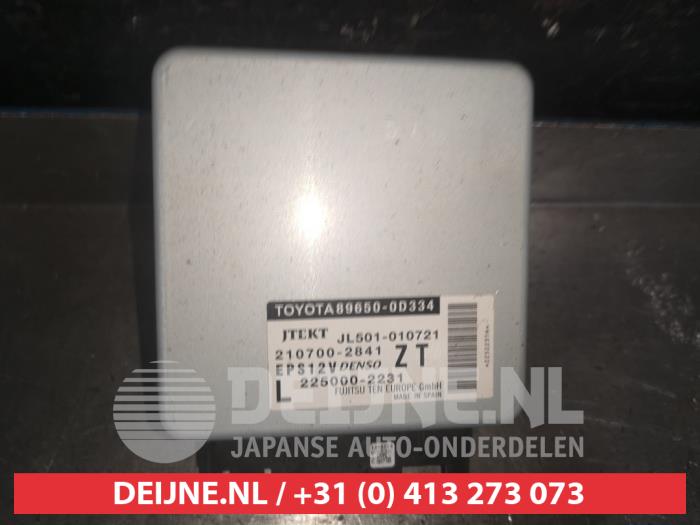 Used Power steering computer Toyota Yaris III (P13) 1.5 16V Hybrid Price € 50,00 Margin scheme offered by V.Deijne Jap.Auto-onderdelen BV