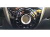 Heater control panel from a Nissan Note (E12), 2012 1.2 68, MPV, Petrol, 1.198cc, 59kW (80pk), FWD, HR12DE, 2012-08 / 2016-12, E12B 2015