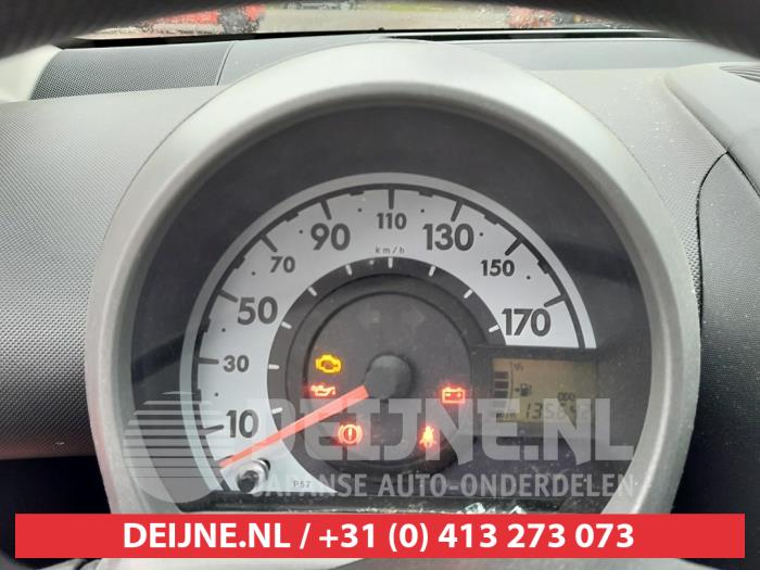Odometer KM from a Toyota Aygo (B10) 1.0 12V VVT-i 2012