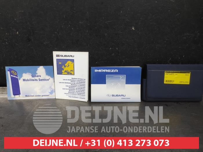 Używane Instrukcja Subaru Impreza II (GD) 2.5 WRX 16V Cena € 25,00 Procedura marży oferowane przez V.Deijne Jap.Auto-onderdelen BV