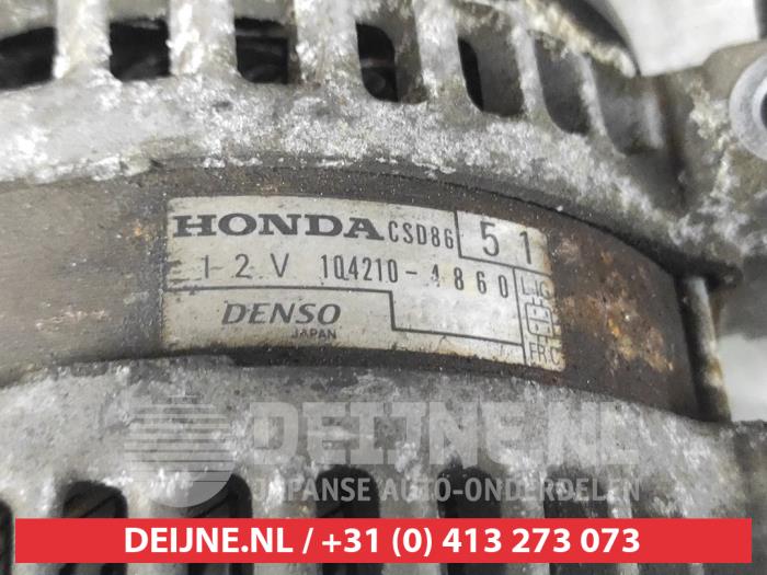 Dynamo van een Honda CR-V (RE/RM) 2.2 i-CTDi 16V 2009