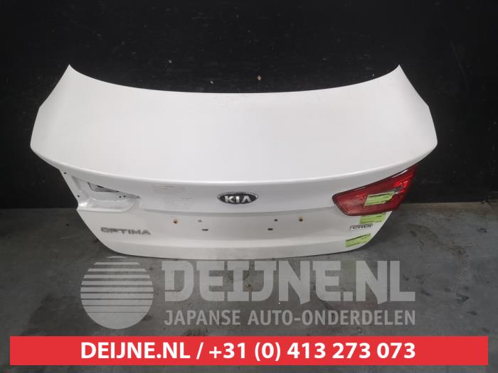 Używane Tylna klapa Kia Optima 1.7 CRDi 16V Cena € 350,00 Procedura marży oferowane przez V.Deijne Jap.Auto-onderdelen BV