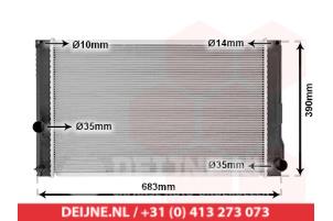 Nya Kylare Toyota Auris Pris € 95,23 Inklusive moms erbjuds av V.Deijne Jap.Auto-onderdelen BV