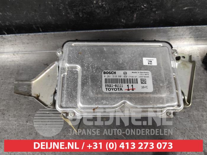 Used Engine management computer Toyota Yaris III (P13) 1.0 12V VVT-i Price € 150,00 Margin scheme offered by V.Deijne Jap.Auto-onderdelen BV