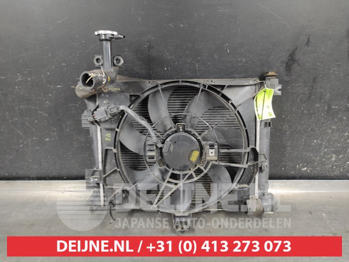 Kühler Kia Rio III (UB), 2011 / 2017 1.1 CRDi VGT 12V, Fließheck, Diesel, 1.120cc, 55kW (75pk), FWD, D3FA, 2011-09 / 2017-12, UBF5D1; UBF5D3; UBF5D5; UBF5D7 (Gebraucht)