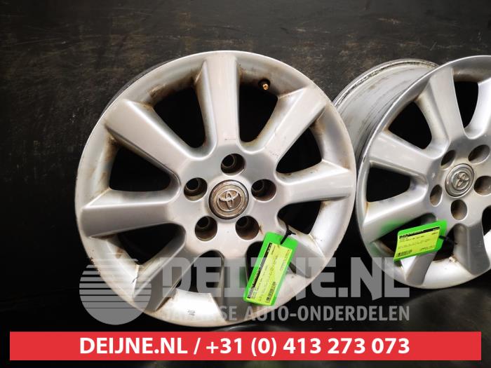 Verso Custom Rims Set of wheels - Alloy TOYOTA - V.Deijne Jap.Auto-onderdelen BV