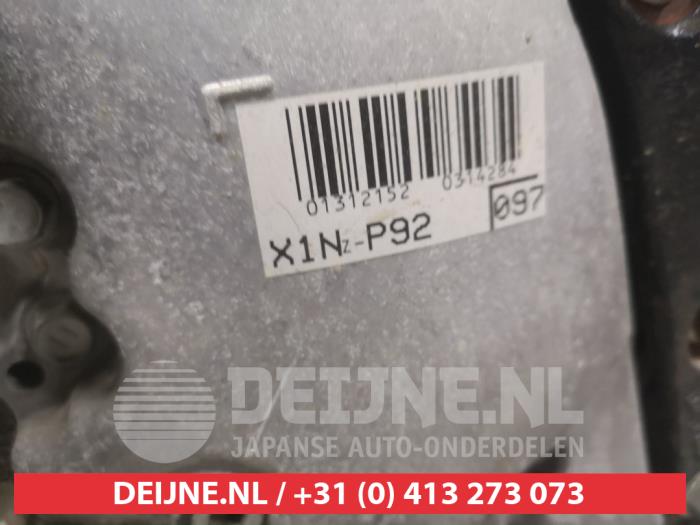 Engine from a Toyota Yaris III (P13) 1.5 16V Hybrid 2014