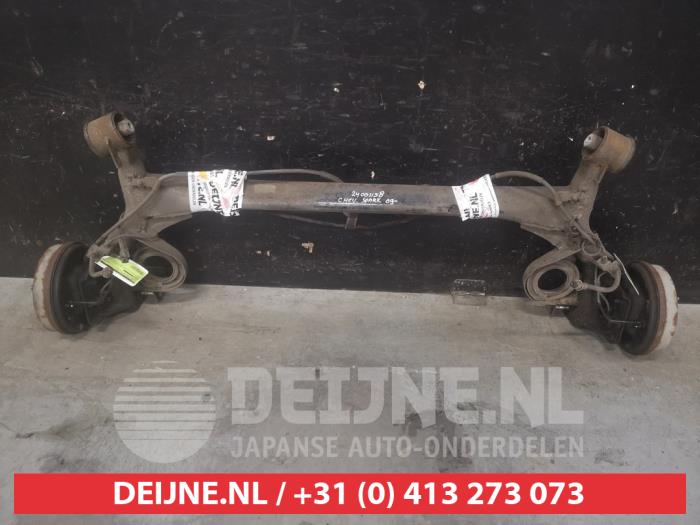 Gebrauchte Hinterachse Vorderradantrieb Chevrolet Spark (M300) 1.0 16V Preis € 100,00 Margenregelung angeboten von V.Deijne Jap.Auto-onderdelen BV
