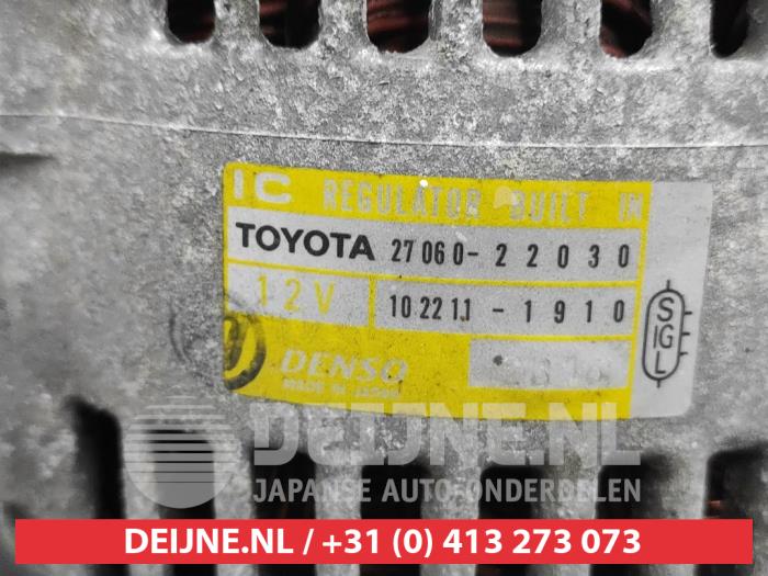 Dynamo från en Toyota Celica (ZZT230/231) 1.8i 16V 2000
