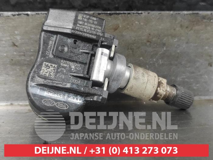 Däcktryckssensor Hyundai Kona (OS), 2017 / 2023 1.0 T-GDI 12V Mild Hybrid 48V, SUV, El Bensin, 998cc, 88kW (120pk), FWD, G3LF, 2020-11 / 2023-04, OSF5P51 (Begagnad)