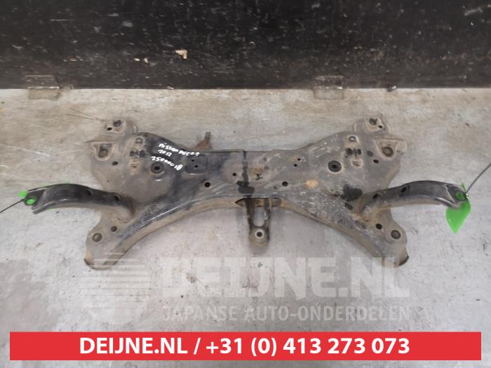 Begagnade Underram Nissan Micra (K13) 1.2 12V Pris € 100,00 Marginaltabell erbjuds av V.Deijne Jap.Auto-onderdelen BV