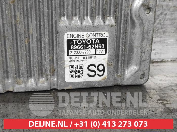 Engine management computer from a Toyota Verso S 1.33 16V Dual VVT-I 2011