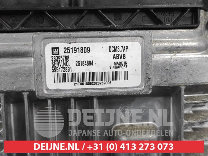 Engine management computer from a Chevrolet Orlando 2.0 D 16V 2014