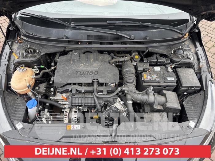 Motor van een Hyundai i20 (BC3) 1.0 T-GDI 100 12V 2021