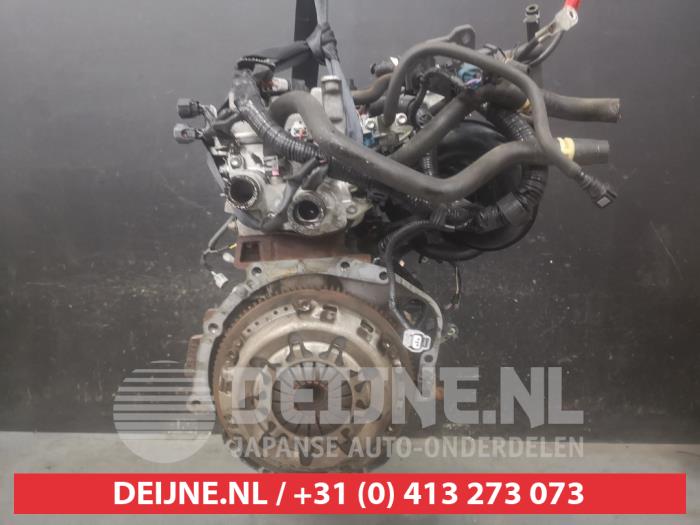 Motor van een Toyota Yaris II (P9) 1.3 16V VVT-i 2008