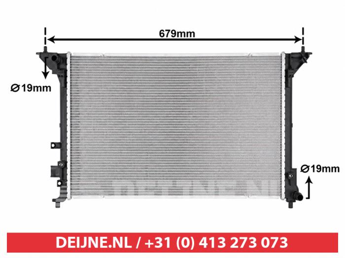 New Radiator Hyundai Ioniq Price € 100,35 Inclusive VAT offered by V.Deijne Jap.Auto-onderdelen BV