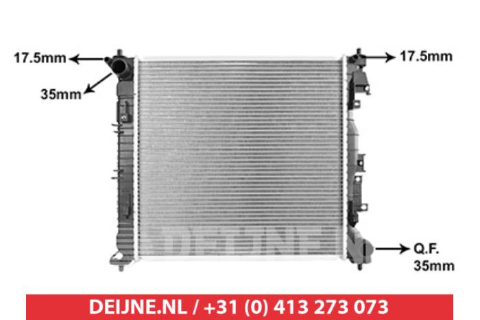 Neuf Radiateur Hyundai Tucson Prix € 111,84 Prix TTC proposé par V.Deijne Jap.Auto-onderdelen BV