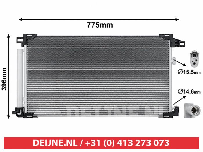 Neue Klima Kondensor Toyota Prius Preis € 85,83 Mit Mehrwertsteuer angeboten von V.Deijne Jap.Auto-onderdelen BV