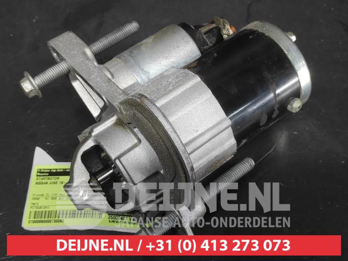 Begagnade Startmotor Nissan Juke (F16) 1.0 DIG-T 12V Pris på förfrågan erbjuds av V.Deijne Jap.Auto-onderdelen BV