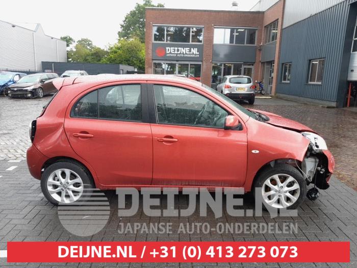Usados Ventanilla triangular derecha detrás Nissan Micra (K13) 1.2 12V Precio de solicitud ofrecido por V.Deijne Jap.Auto-onderdelen BV