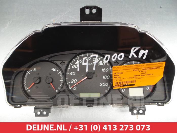Compteur kilométrique KM d'un Mazda MPV (LW19/69) 2.3 16V 2003