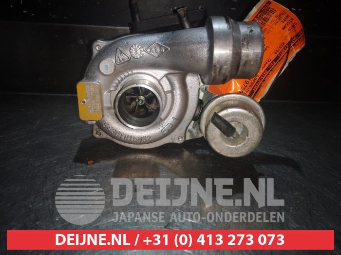 Używane Turbo Nissan Note (E11) 1.5 dCi 86 Cena € 75,00 Procedura marży oferowane przez V.Deijne Jap.Auto-onderdelen BV