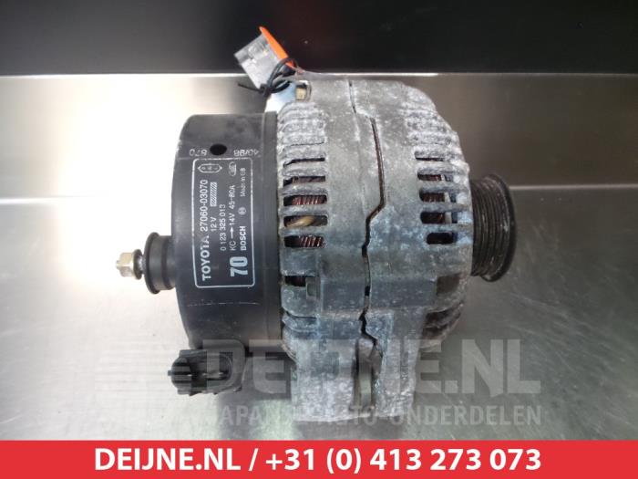 Begagnade Dynamo Toyota Avensis Pris € 35,00 Marginaltabell erbjuds av V.Deijne Jap.Auto-onderdelen BV